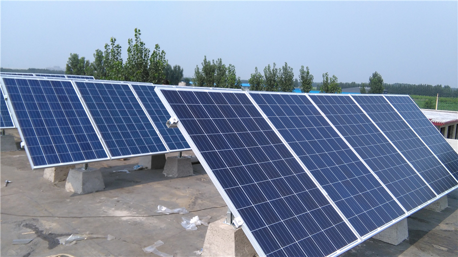 河北省保定4KW并網太陽能光伏供電系統