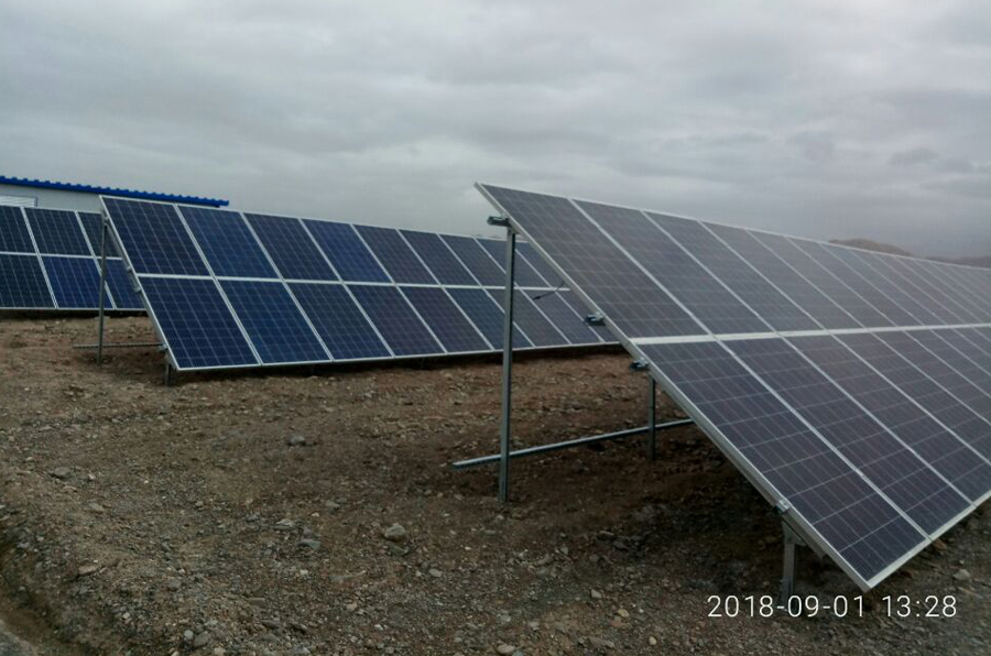 新疆克孜勒蘇烏恰縣100KW太陽能發電項目